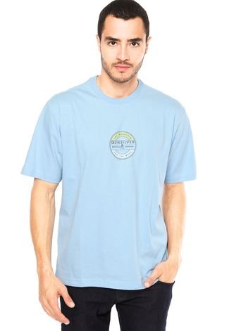 Camiseta Quiksilver Frizbee Azul