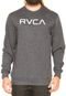 Moletom Fechado RVCA Big Cinza - Marca RVCA