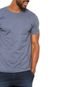 Camiseta Aleatory Bordado Azul - Marca Aleatory