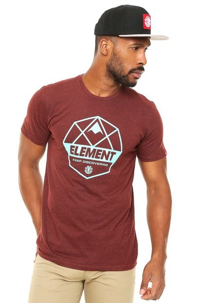 Camiseta Element Dome Vinho - Marca Element