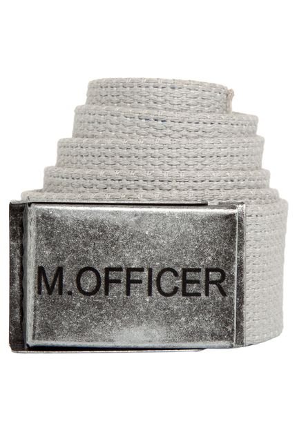 Cinto M. Officer Fivela Cinza - Marca M. Officer
