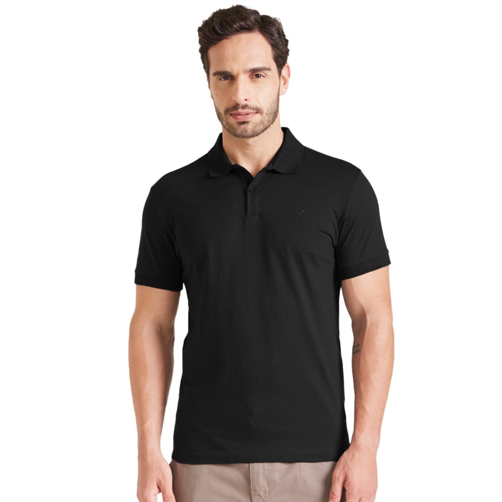 Camisa Polo Forum Muscle IN23 Preto Masculino - Marca Forum