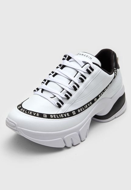 Tênis Dad Sneaker Chunky Ramarim Believe Branco/Preto - Marca Ramarim