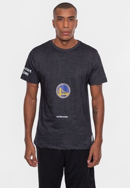 Camiseta NBA Year Golden State Warriors Preta - Marca NBA