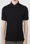 Camisa Polo AX ARMANI EXCHANGE Reta Bordado Preta - Marca AX ARMANI EXCHANGE