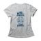 Camiseta Feminina I Liked Pets And Coffee - Mescla Cinza - Marca Studio Geek 