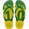 Chinelo Havaianas Brasil 10 Copa do Mundo Unissex - Amarelo - Marca Havaianas