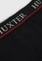 Kit 10pçs Cueca Huxter Boxer Logo Branca/Cinza - Marca Huxter
