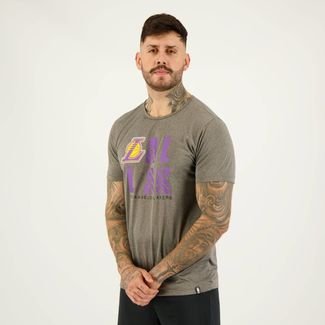 Camiseta NBA LA Lakers Bang Cinza