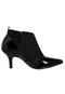 Ankle Boot Piccadilly Bico Fino Preta - Marca Piccadilly
