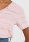 Blusa Habana Estampada Rosa - Marca Habana