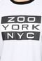 Camiseta Manga Longa Zoo York NYC Branca/Preto - Marca Zoo York