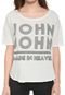 Camiseta John John Silver Off-white - Marca John John