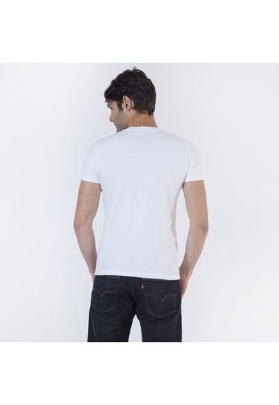 Hollister camiseta blanca outlet