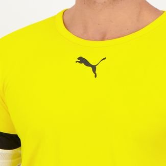 Camiseta Puma Teamrise Amarela