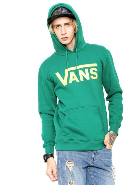 Moletom Flanelado Fechado Vans Classic Verde - Marca Vans