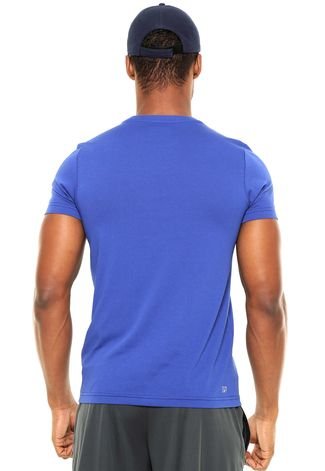Camiseta Lacoste Estampada Azul