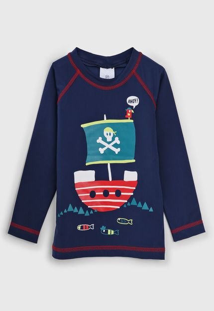 Camiseta Tip Top Infantil Pirata Azul-Marinho - Marca Tip Top