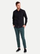 Camisa Original Penguin Social ML Slim BPWF0024 Preta - Marca Penguin