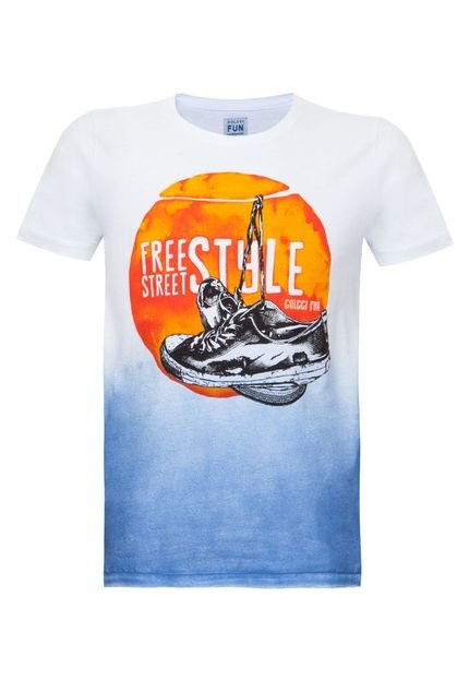 Camiseta Colcci Fun Slim Freestyle Branca - Marca Colcci Fun