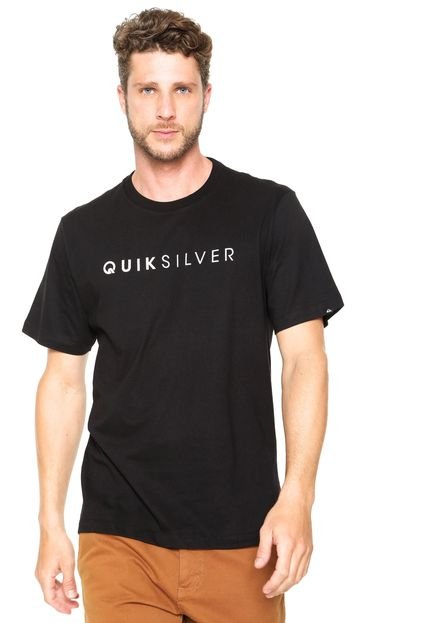 Camiseta Quiksilver Lettering Preta - Marca Quiksilver