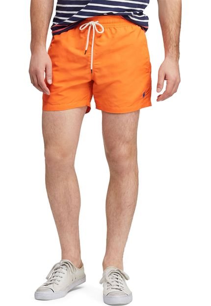 Short Polo Ralph Lauren Slim Fit Traveler Laranja - Marca Polo Ralph Lauren