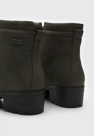 Bota Coturno Mooncity Cano Baixo Verde