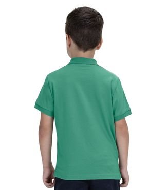 Camisa Polo Infantil Masculina Trick Nick Verde