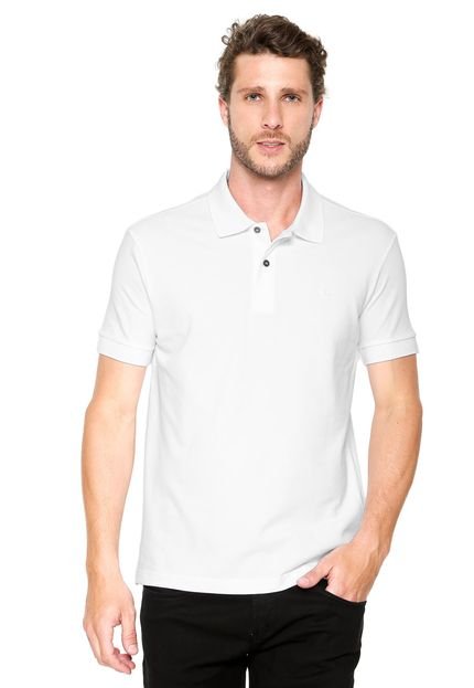 Camisa Polo Dudalina Logo Branca - Marca Dudalina