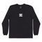 Camiseta DC Shoes Manga Longa Minimal Stripe WT24 Preto - Marca DC Shoes