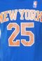 Camiseta NBA New York Rose 25 Azul - Marca NBA