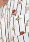 Camisa Facinelli by MOONCITY Floral Off-White - Marca Facinelli