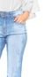 Calça Jeans Lez a Lez Reta Rasgada Azul - Marca Lez a Lez