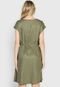 Vestido Hering Curto Liso Verde - Marca Hering