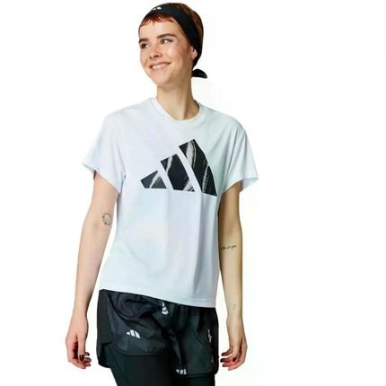 Camiseta Adidas Run It Feminina Branco - Marca adidas
