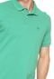Camisa Polo Richards Reta Logo Verde - Marca Richards