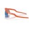 Óculos de Sol Oakley Hydra Orange Prizm Sapphire - Laranja Laranja - Marca Oakley