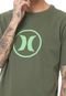 Camiseta Hurley Circle Icon Verde - Marca Hurley