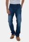 Calça Jeans Masculina Slim Lavagem Diferenciada Premium Versatti Fez Azul - Marca Versatti