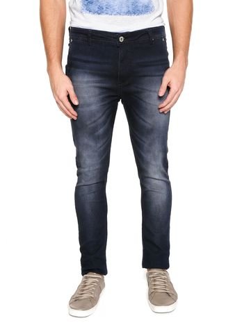 Calça Jeans Forum Slim Alexandre Azul-Marinho