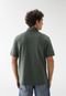 Camisa Polo Ellus Reta Piquet Friso Verde - Marca Ellus