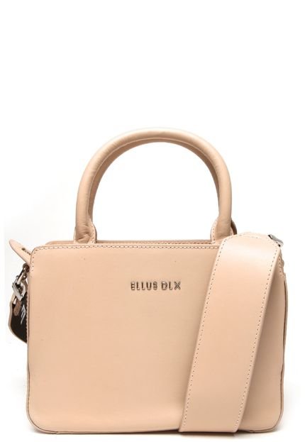 Bolsa Mini Handbag Couro Ellus Rock Nude - Marca Ellus