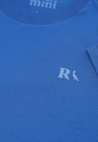 Camiseta Reserva Mini Infantil Logo Azul