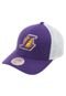Boné Mitchell & Ness Trucker Los Angeles Lakers Roxo - Marca Mitchell & Ness
