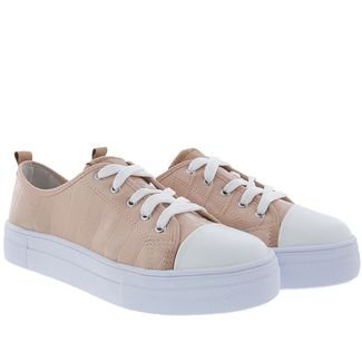 Tênis DAFITI SHOES Textura Bege - Compre Agora