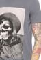 Camiseta Ellus 2ND Floor Skull Cowboy Cinza - Marca 2ND Floor