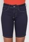Bermuda Jeans Lunender Slim Tag Azul - Marca Lunender