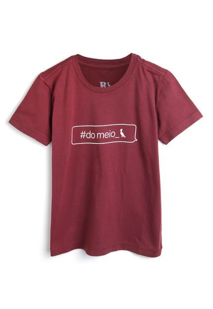 Camiseta Reserva Mini Menino Lettering Vinho - Marca Reserva Mini