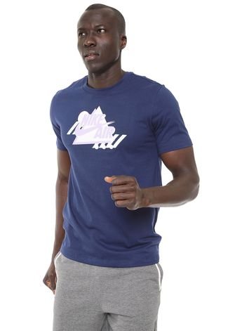Desilusión costilla teatro Camiseta Nike Sportswear Nsw Ss Tee Remix Azul-marinho - Compre Agora |  Kanui Brasil