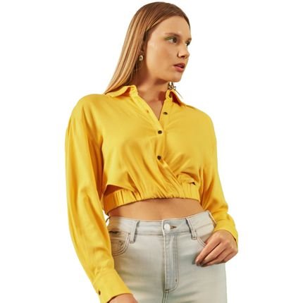 Camisa Coca Cola Asteroid V23 Amarelo Feminino - Marca Coca Cola